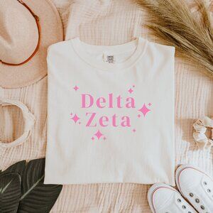 Delta Zeta Stars Comfrot Color T-Shirt